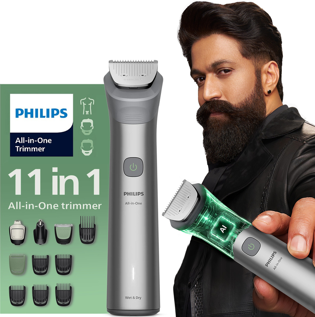 PHILIPS MG5932/15 Fully Waterproof Trimmer 120 min  Runtime 7 Length Settings