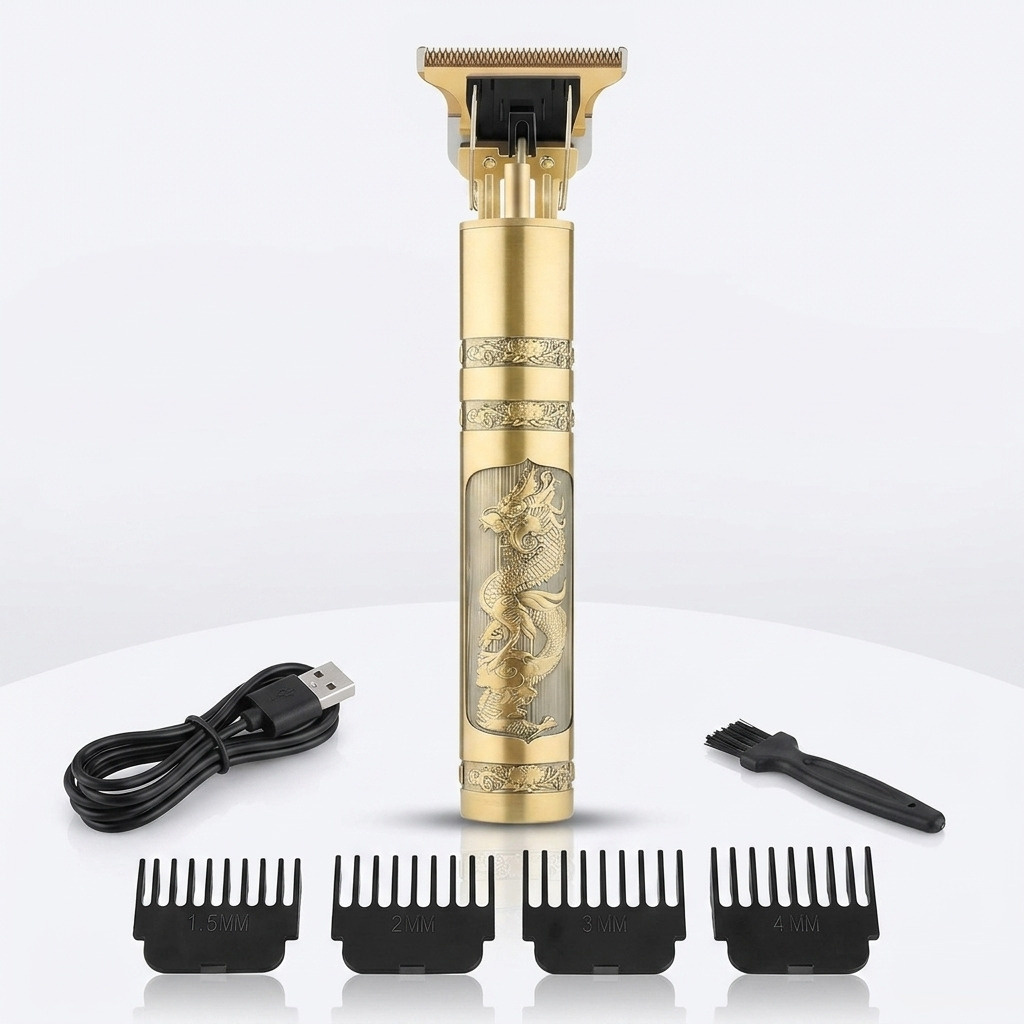 se hub Metal Body Hair Trimmer for Men Beard Professional Grooming Clipper Tool Trimmer 120 min  Runtime 4 Length Settings