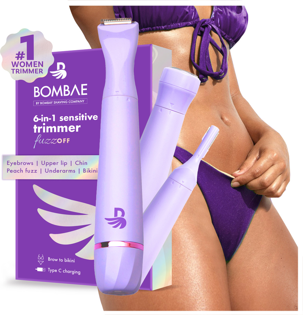 Bombae Women Trimmer Fully Waterproof Trimmer 90 Min  Runtime 3 Length Settings