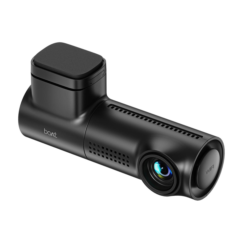 boAt Hive Dashcam E1,1296P Full HD, G-Sensor Recording, Low Light Vision, App Support In-car Camera System
