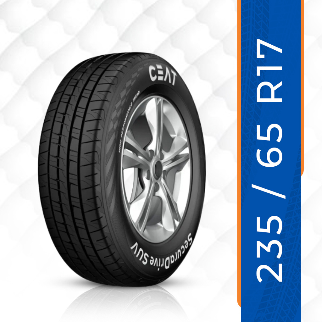 CEAT 235/65 R17 SecuraDrive SUV TL 104H 4 Wheeler Tyre