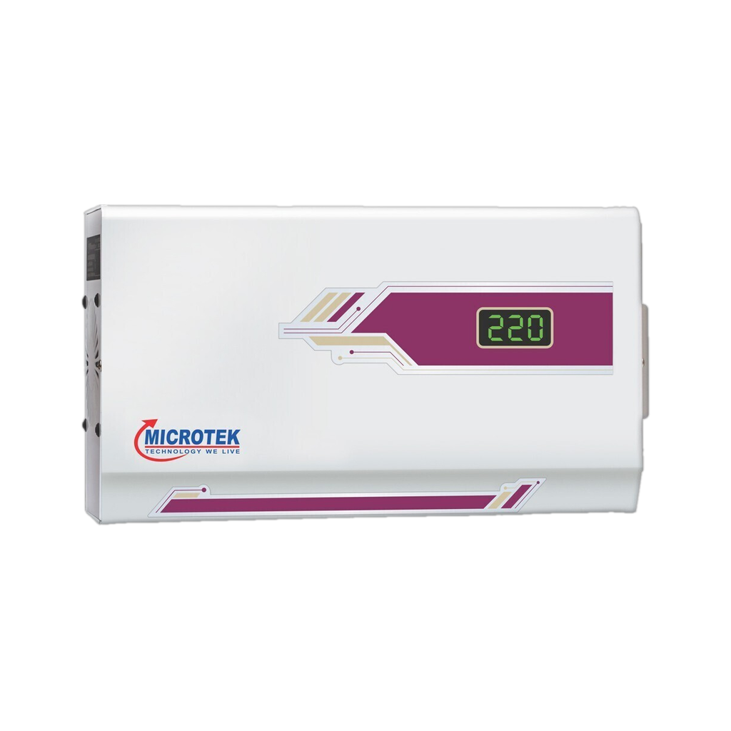 Microtek PEARL EM4160+ V2 Wall Mounted Automatic Voltage Stabilizer Working Power 160V - 285�5V