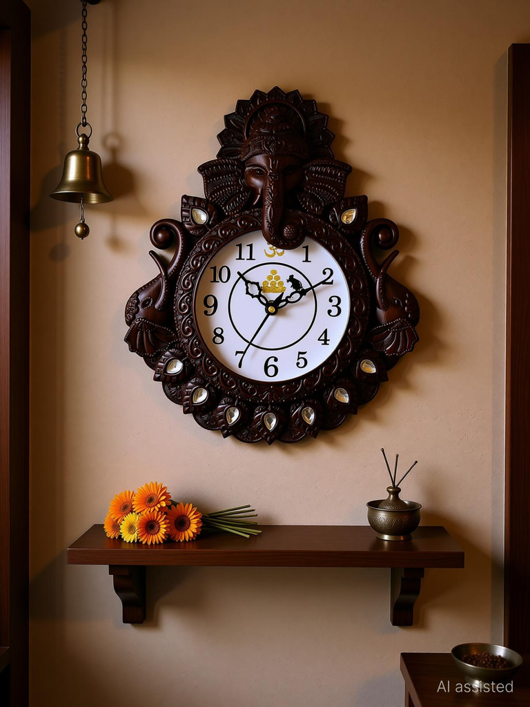 grabbasket analog 31 cm x 24 wall clock