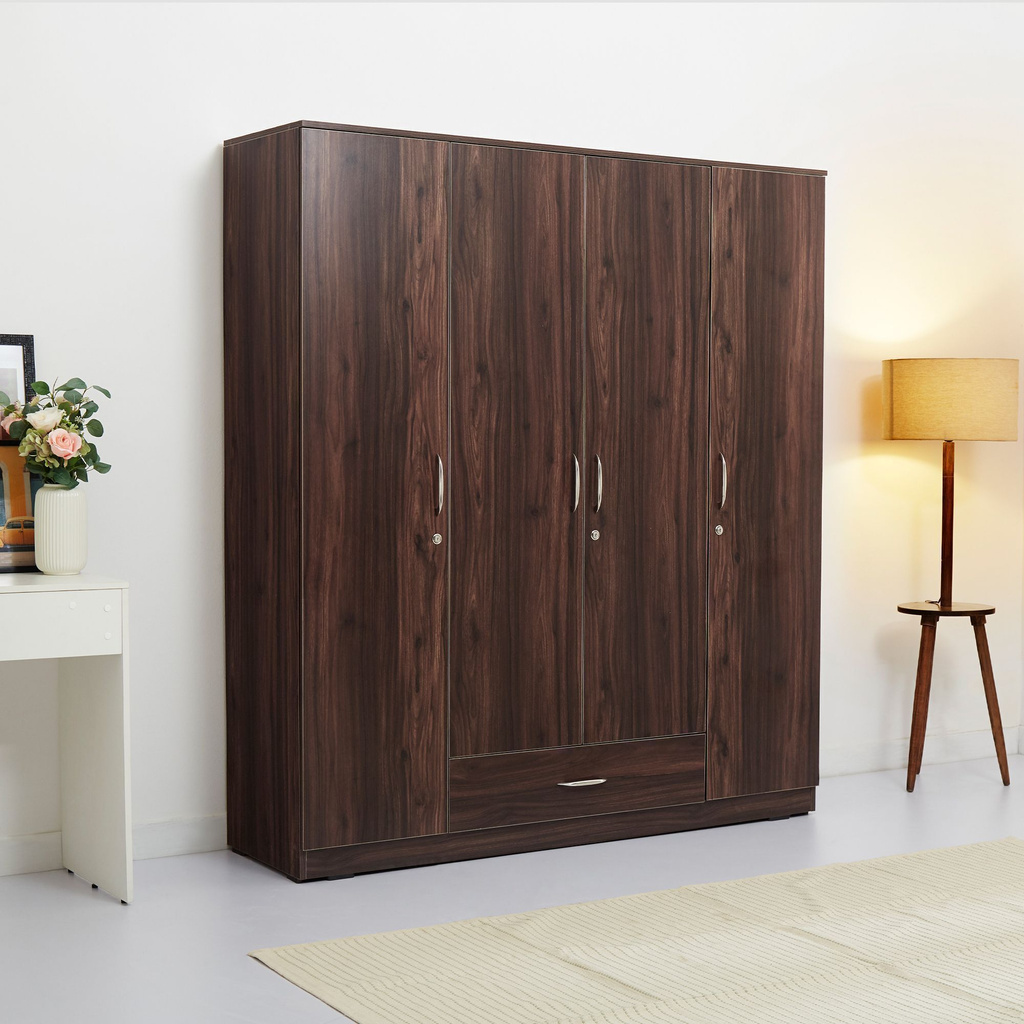 green soul avalon engineered wood 4 door wardrobe