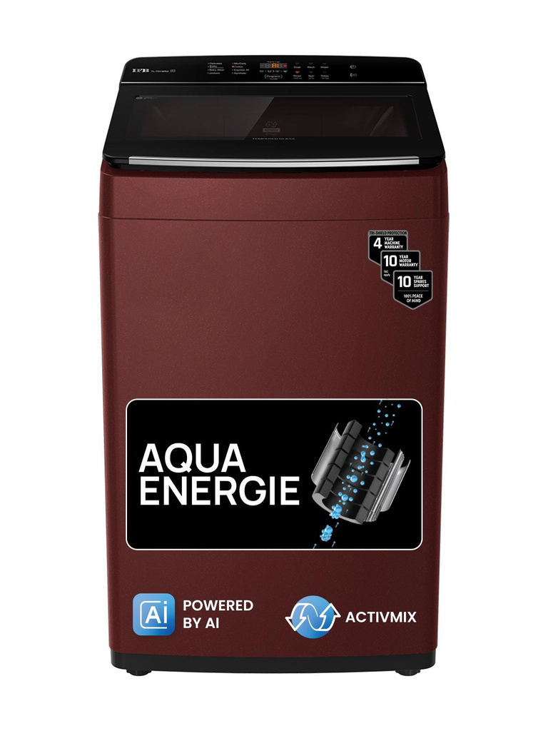 7 kg 5 Star with Deep Clean Technology, ActivMix, Powered by AI, with Aqua Energie, Soft Close Door, Fully Automatic Top Load Red (TL701WR2)
