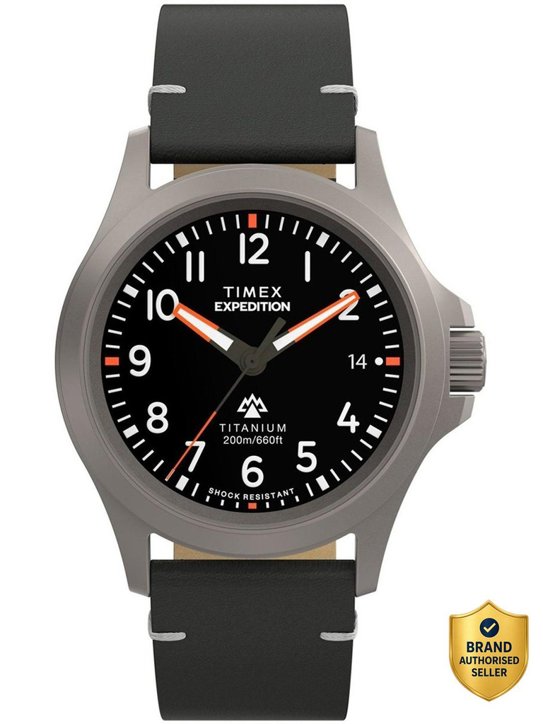 TIMEX TW2W78000UJ Expedition Round 38mm Black Dial Analog Watch  - For Men