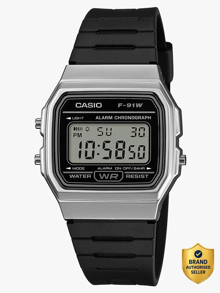 CASIO F-91WM-1BDF CASIO-MENS-RESIN Digital Watch  - For Men & Women