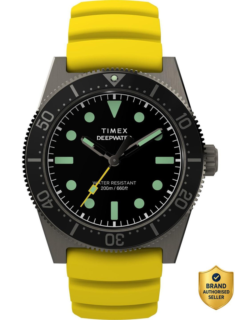 TIMEX TW2W74800UJ Waterburry Round 40mm Black Dial Analog Watch  - For Men