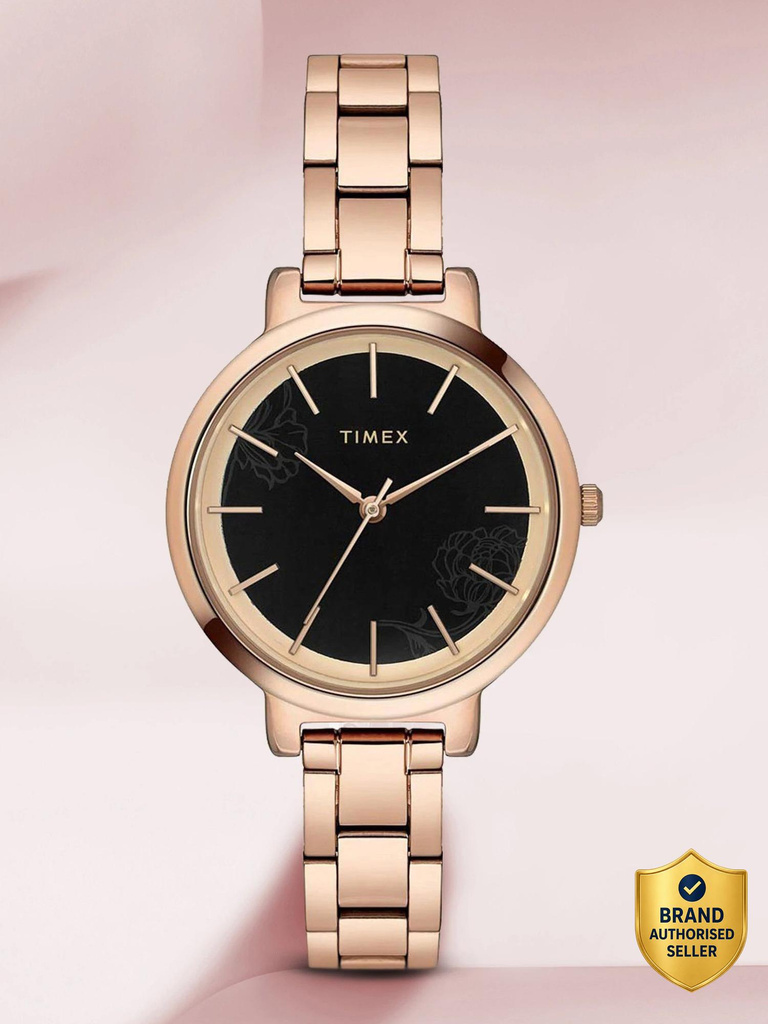 TIMEX Black Dial Analog Watch  - For Women