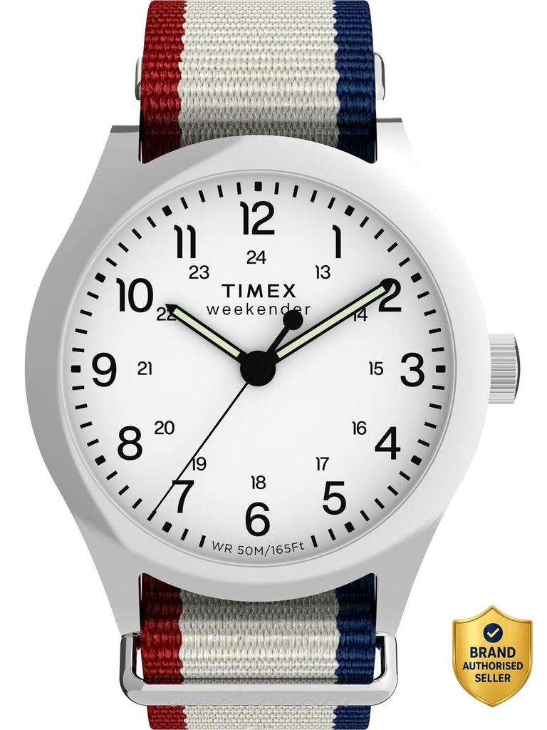 TIMEX Weekender Analog White Dial Analog Watch  - For Men