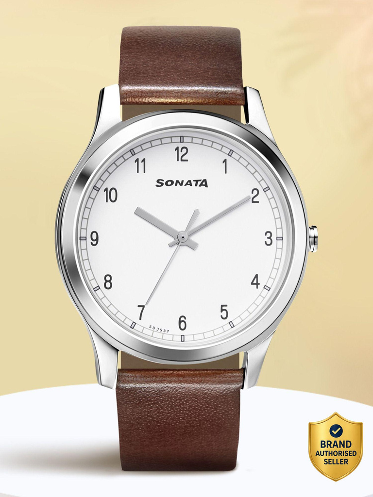 SONATA NP7135SL03 Core Analog Watch  - For Men