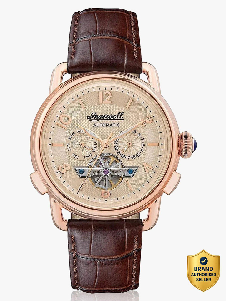 Automatic Rose Gold Dial With Lifetime Warranty Analog Watch  - For Men I00901B