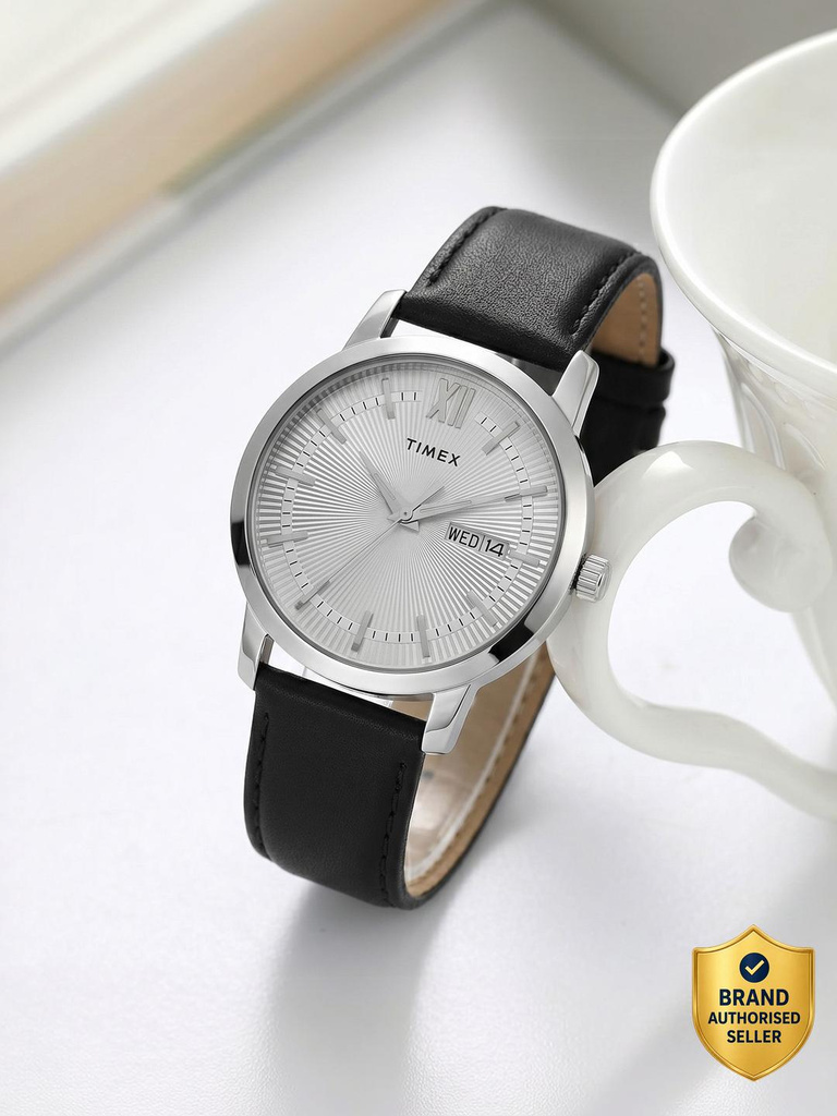 TIMEX Silver Dial with Day-Date Function Analog Watch  - For Men