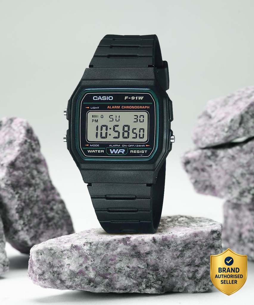 CASIO F-91W-3DG Youth Digital Watch - For Men & Women