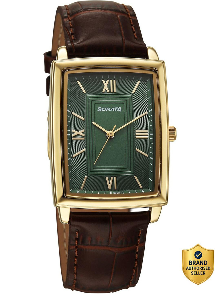 SONATA Festive 2.0 Sonata Festive 2.0 Quartz Green Round Dial Men's Watch / Analog Watch  - For Men
