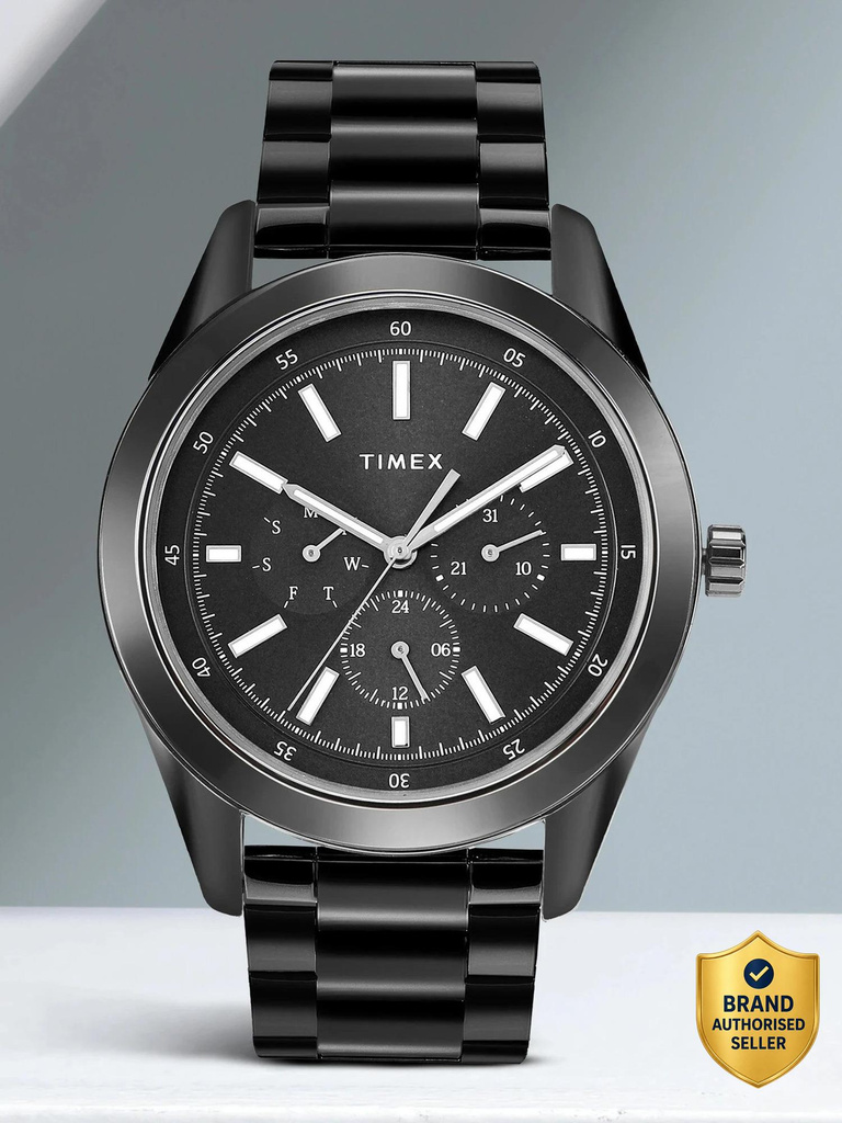 Multi Function Black Dial Analog Watch  - For Men TWHG31SMU03