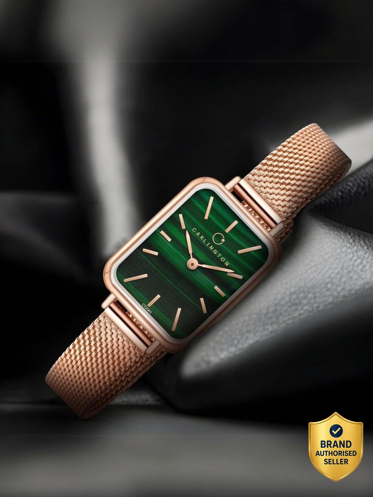 carlington ct 2041 rosegreen iconic series premium ladies wrist watches analog watch women