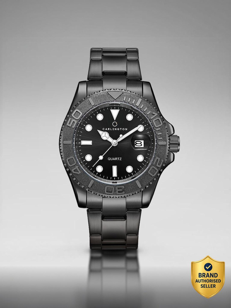 Carlington CT 4010 Black Carlington Meridian Series Premium Gents Wrist Watches Analog Watch  - For Men