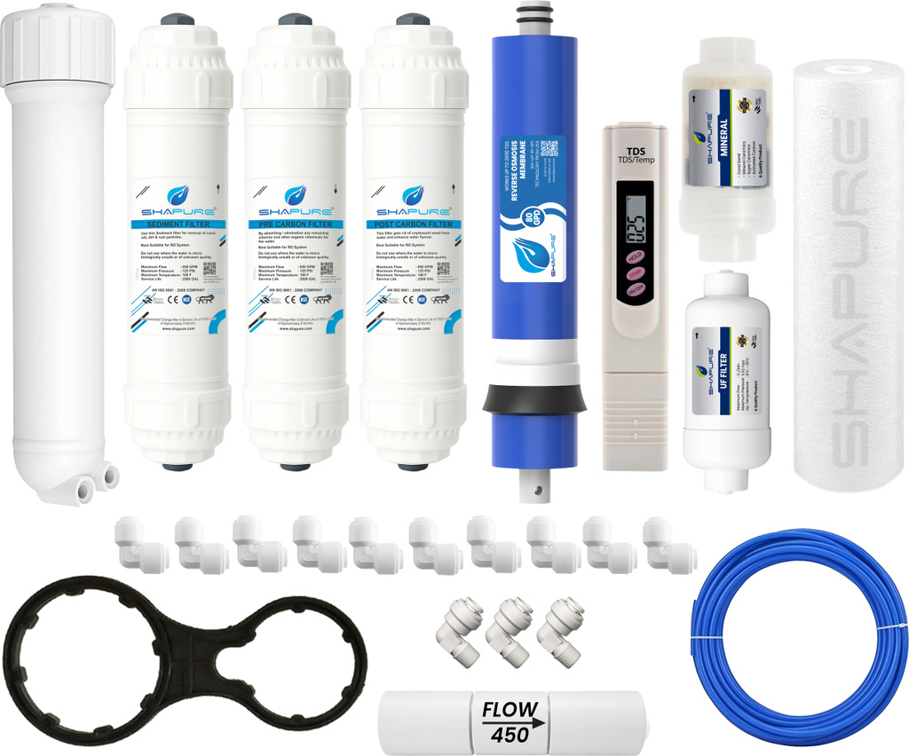 Water Purifier Complete Yearly RO Service Kit Solid Filter Cartridge (5, Pack of 15)