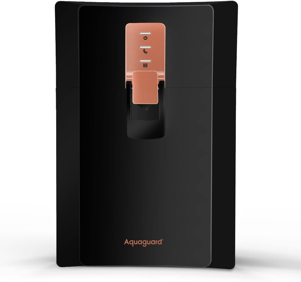 Superio 5 L RO + UV + TDS Control | Steel Tank Water Purifier (Black)