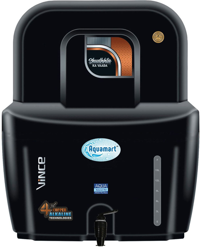 aquamart alkaline ro water purifier active copper 12 l uv uf minerals