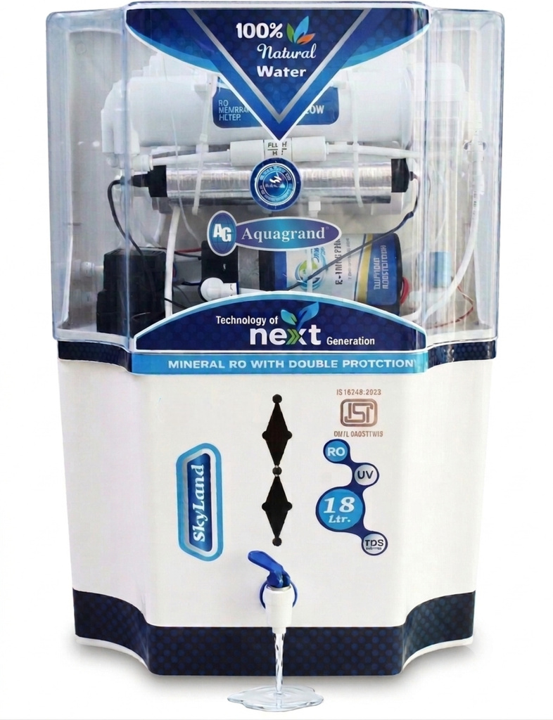 aquagrand skyland 18 ltr water purifier l ro uv uf tds