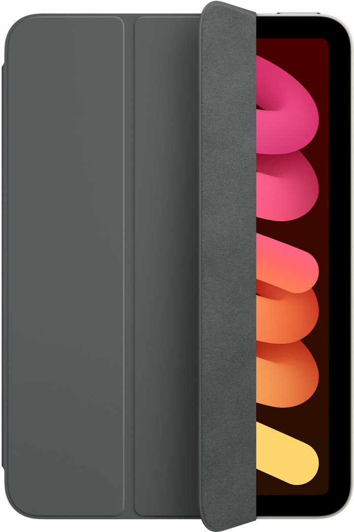 Apple Flip Cover for Apple Smart Folio for iPadmini (A17Pro) (Charcoal Grey, Thermoplastic Polyurethane)