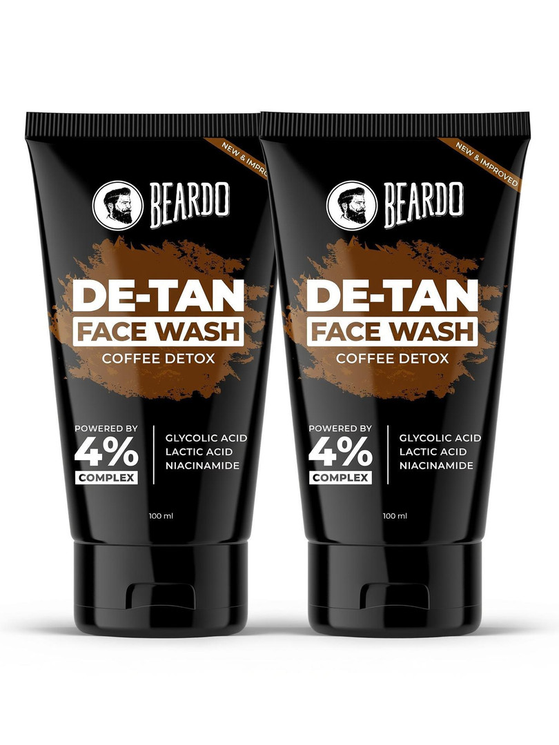 BEARDO De-Tan Facewash for Men (Set of 2) Face Wash 200 ml