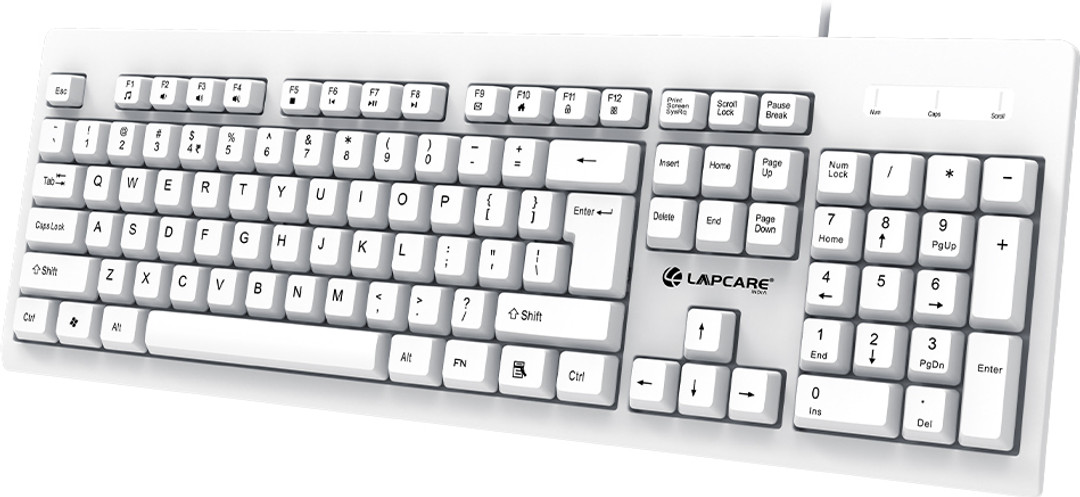 Lpatop Keycaps Price History of LAPCARE LOX-105 Wired USB Standard Desktop Keyboard ...