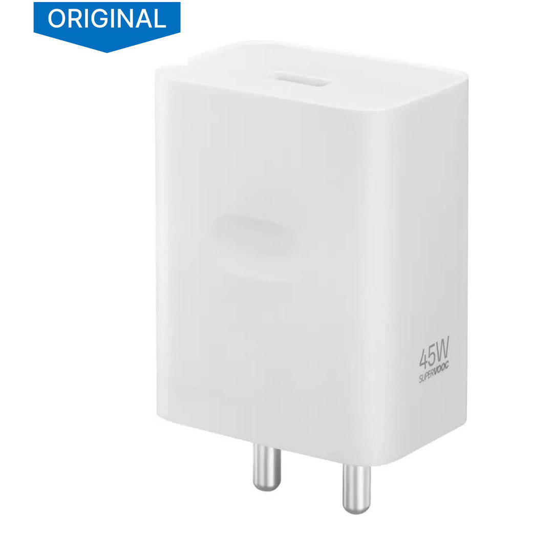 realme 45 W SuperVOOC 5 A Wall Charger for Mobile White