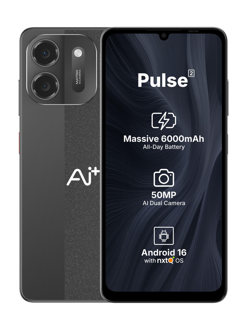 Ai+ Pulse 2 (Black, 128 GB) 4 GB RAM