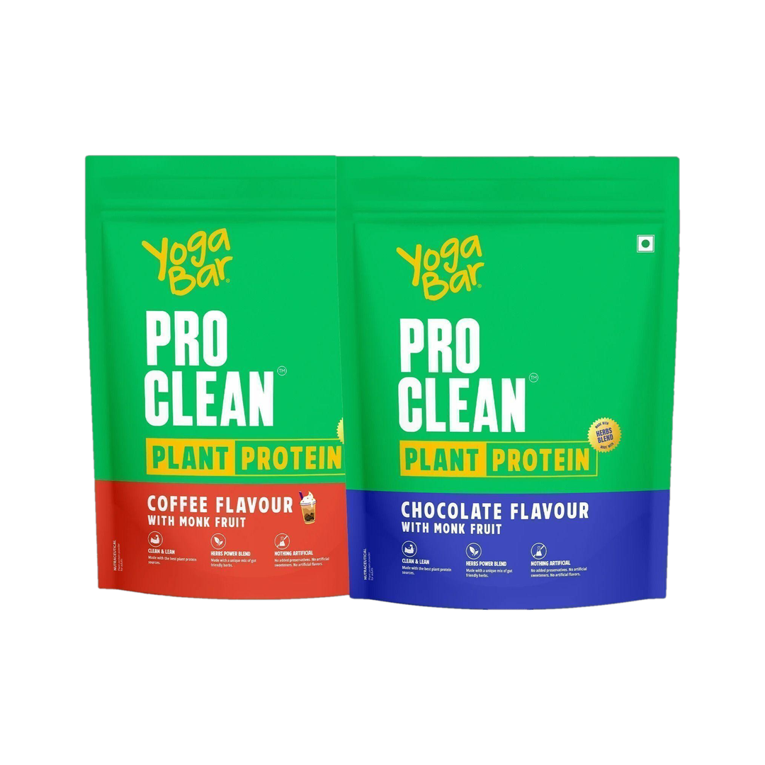 Yogabar Plant-Based Protein 1 kg, Chocolate, Coffee