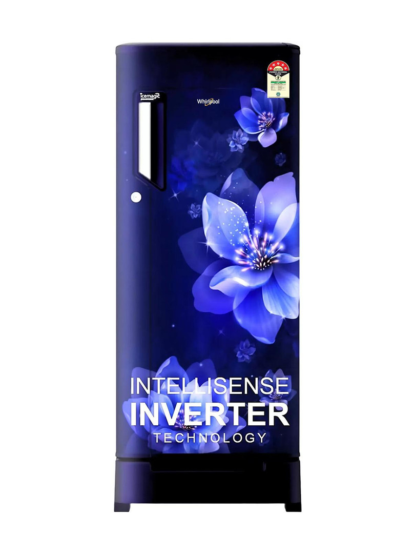 Whirlpool 192 L Direct Cool Single Door 4 Star Refrigerator with Base Drawer Sapphire Mulia, 215 IMPRO ROY 4S Inv SAPPHIRE MULIA-Z