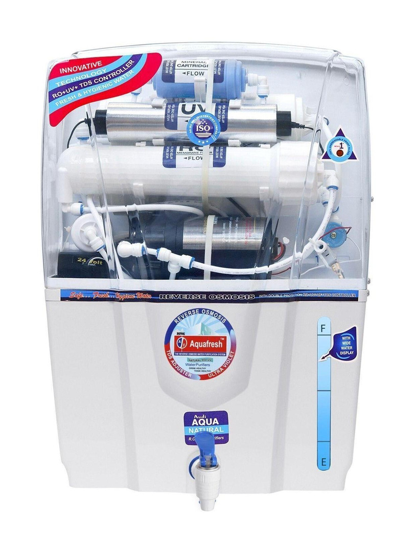 Aqua Fresh New EPICAQUA ADJUSTER 15 L RO + UV + UF + TDS Control Water Purifier White