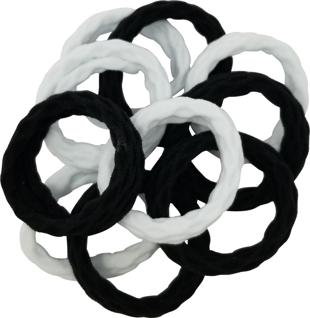 Evogirl Thick Sturdy No Tangle Soft Ponytailers Hair Ties