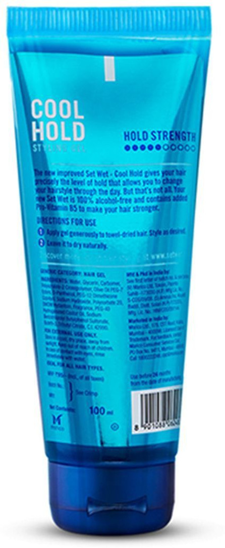Set Wet Cool Hold Hair Gel Price In India Buy Set Wet Cool Hold