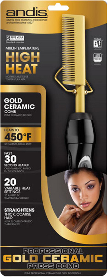 Andis gold ceramic press comb clearance
