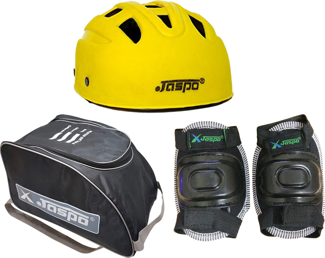 Jaspo Black Panther Eco Shoe Skate Combo Size 1 Uk Shoe Skates Helmet Knee Bag Foot Length 24 5 Cms For Age Group 11 12 Years Skating Kit Buy Jaspo Black Panther Eco Shoe Skate