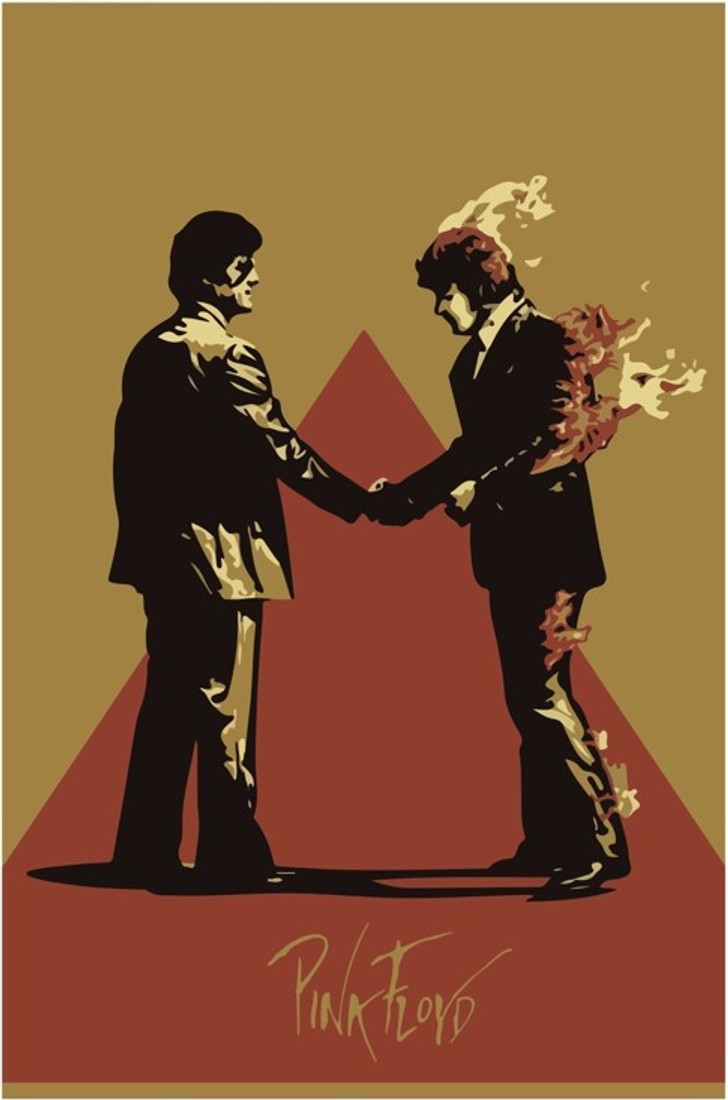 Pink Floyd Wish You Were Here Graphic Illustration Poster Paper Print Music Posters In India Buy Art Film Design Movie Music Nature And Educational Paintings Wallpapers At Flipkart Com