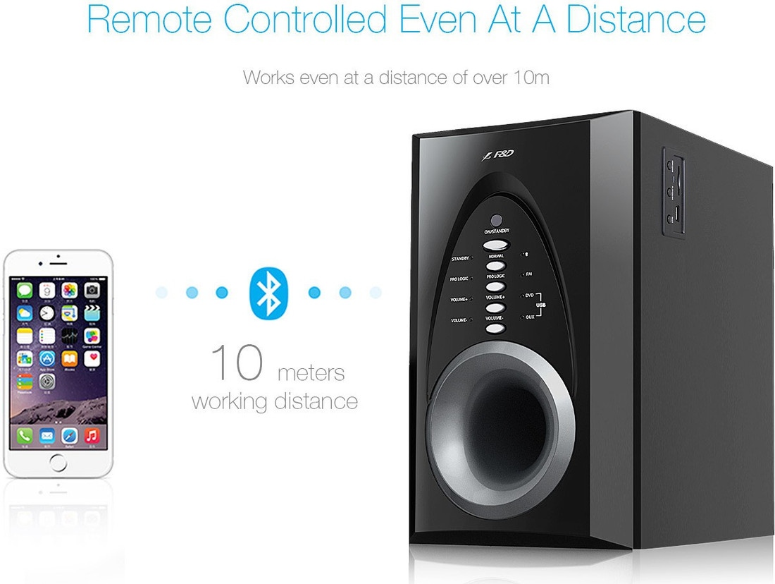 f&d f700x 80 w bluetooth home audio speaker