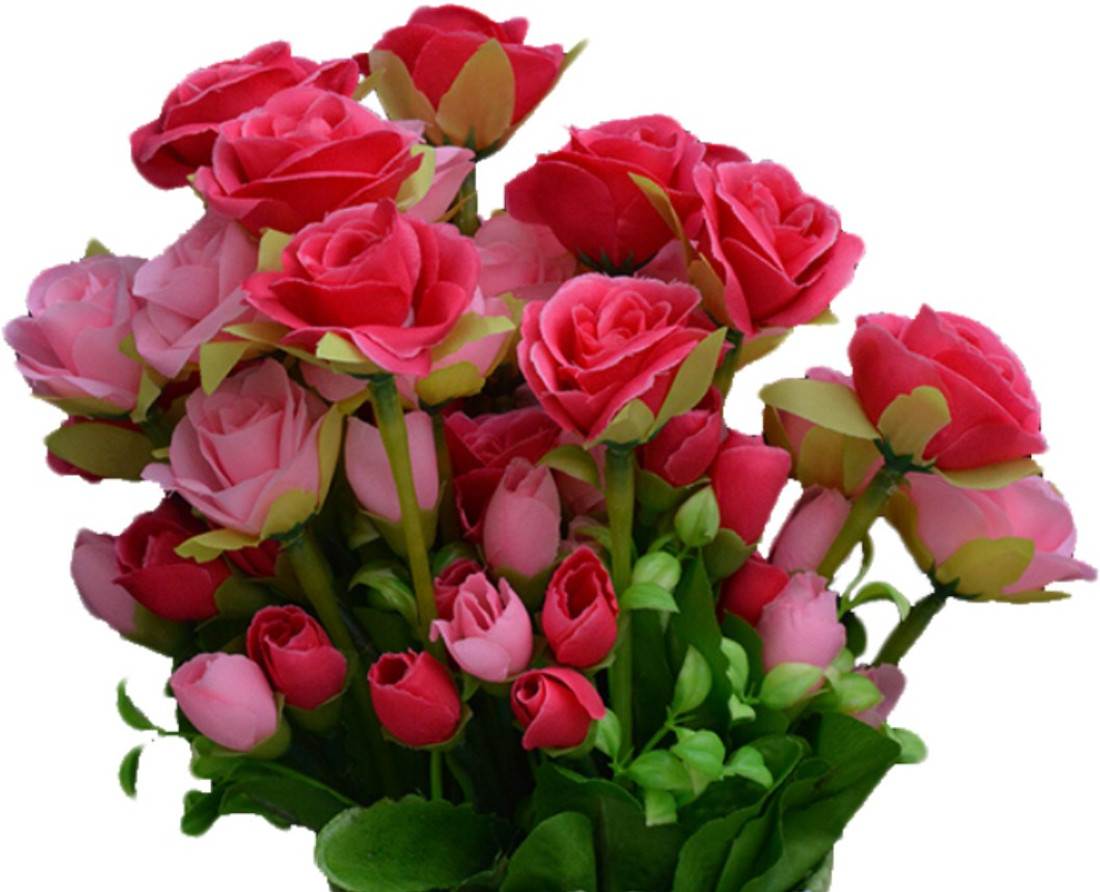 SKY TRENDS Artificial Flowers with Flower Pot | Flower vase for ...