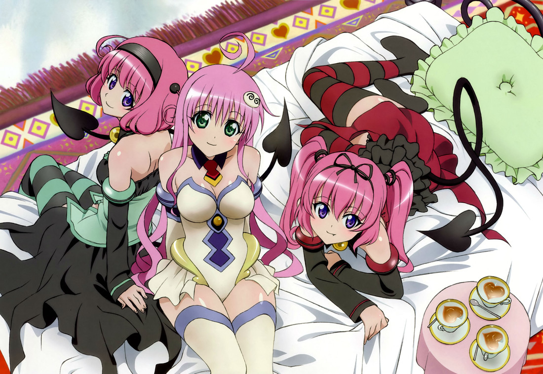 Wallpaper Athah Anime To Love Ru Lala Satalin Deviluke Momo Velia Deviluke For Android