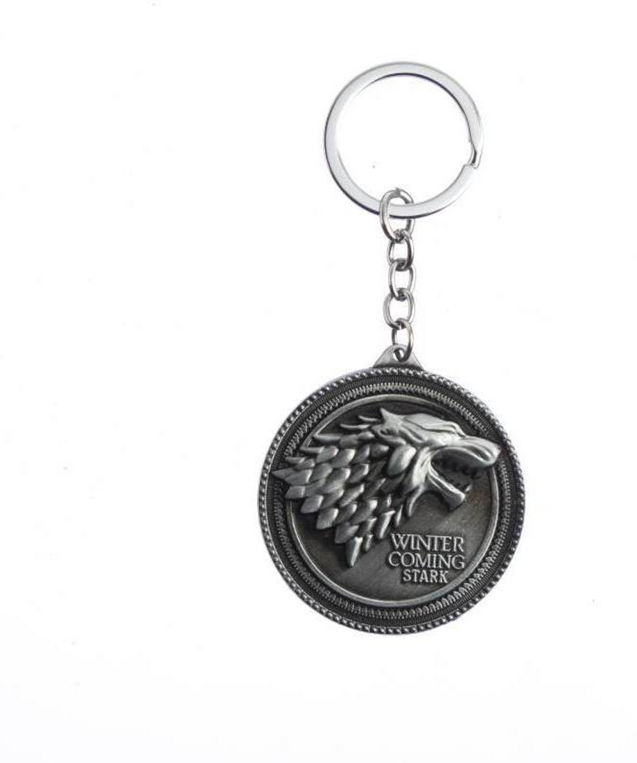 Boring Game Of Thrones Winter Is Coming Stark Keychain Key Chain