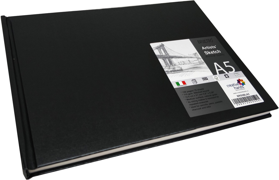 Brustro Artists Stitched Bound A5 Landscape Sketch Pad Price In India Buy Brustro Artists Stitched Bound A5 Landscape Sketch Pad Online At Flipkart Com