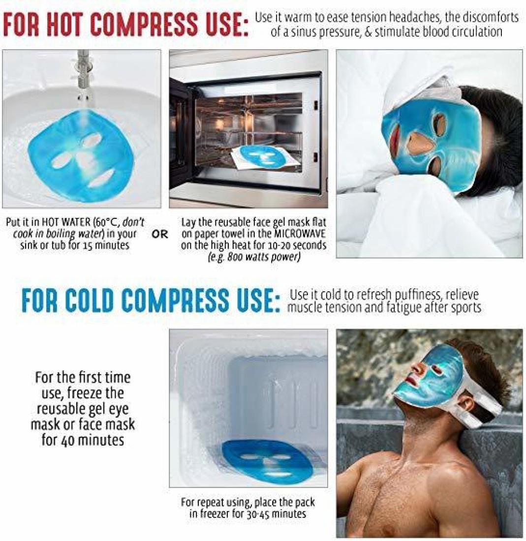 cooling face mask freezer