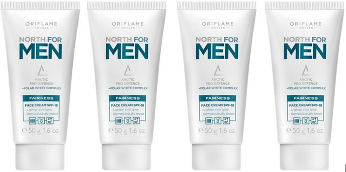 north for men fairness face cream