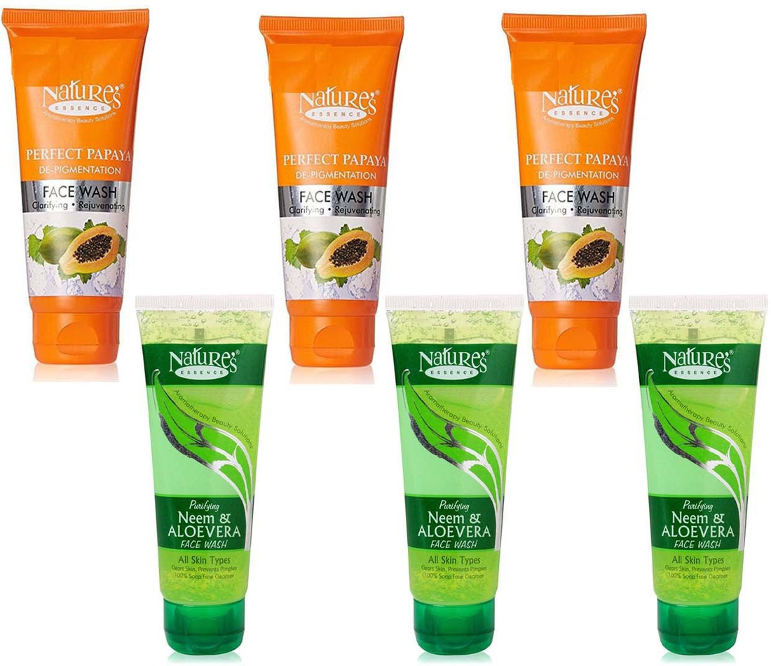 nature's pigmentation removal perfect papaya face wash