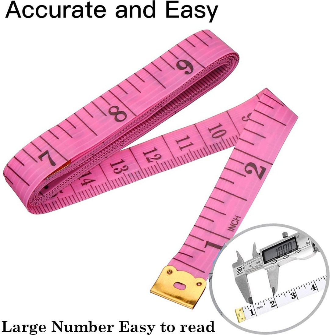 Stealodeal Pink Top Quality 150cm Pack Of 2 Body Measuring