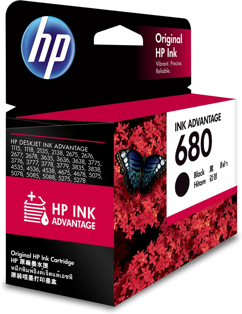 Hp 680 Black Ink Cartridge Hp Flipkart Com