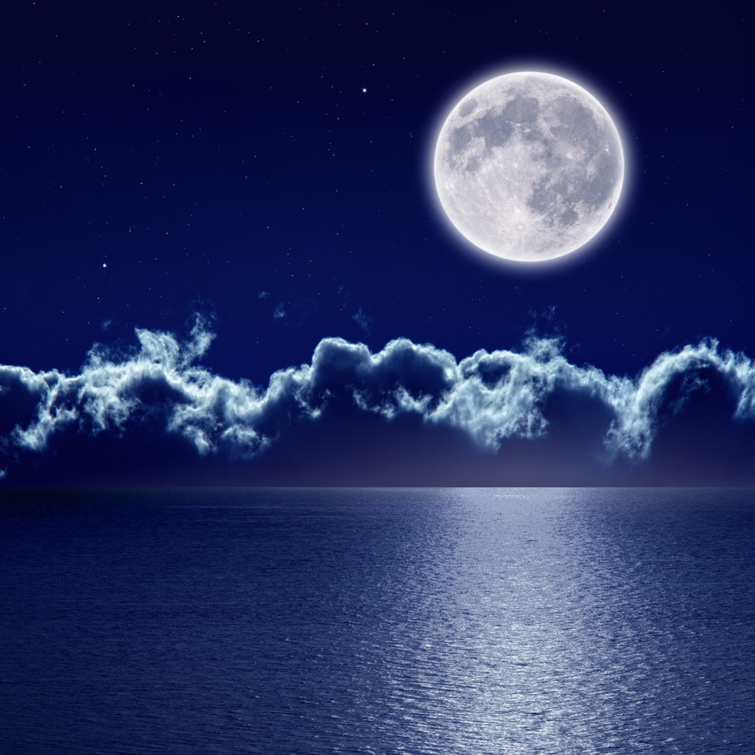 Kd Full Moon And Reflection In Sea Sticker Poster Night Moon Scenery Nature Poster Size 12x18 Inch Paper Print Nature Posters In India Buy Art Film Design Movie Music Nature And Educational Paintings Wallpapers At